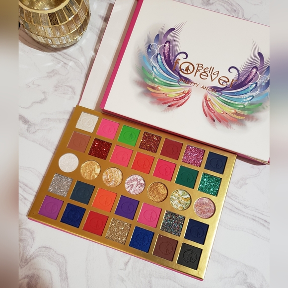 Bella Forever Pretty Angel 35 Color Pressed Pigment Eyeshadow Palette - Picture 3 of 4